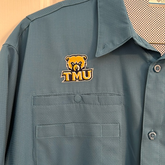 Men’s Columbia PFG XL button down - Never Worn! Truett McConnell University TMU - Picture 3 of 4